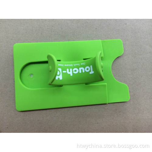 Silicone Mobile Phone Holder with Credit Card Slot